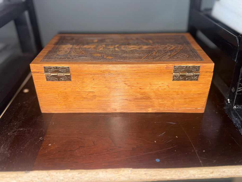 Odin Wooden Keepsake Box – Norse God of Wisdom