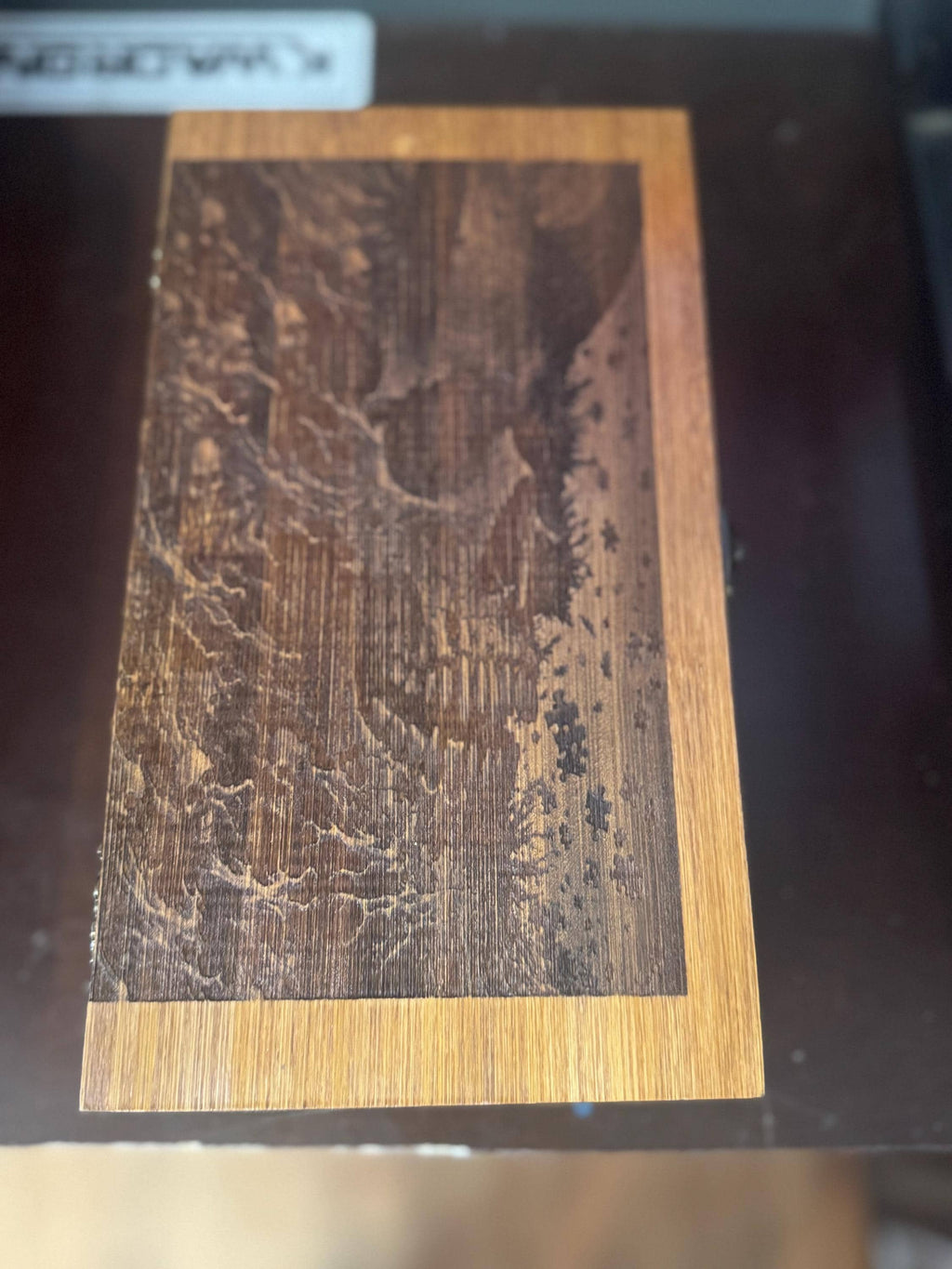Cipher Wooden Keepsake Box – Puzzle & Key Shadow Work Keepsake Box