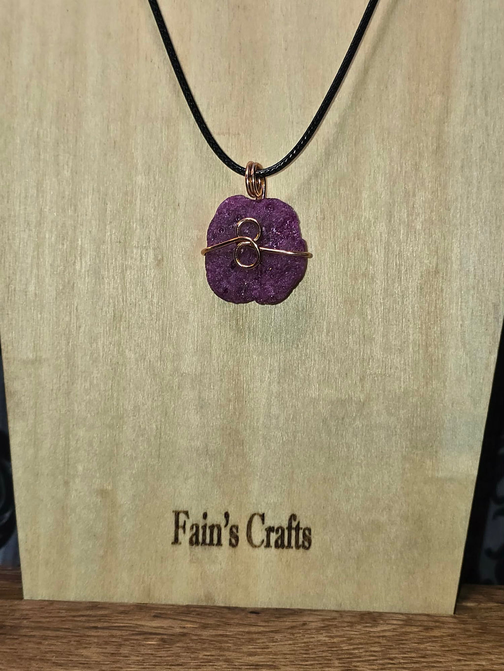 Raw Ruby Pendant