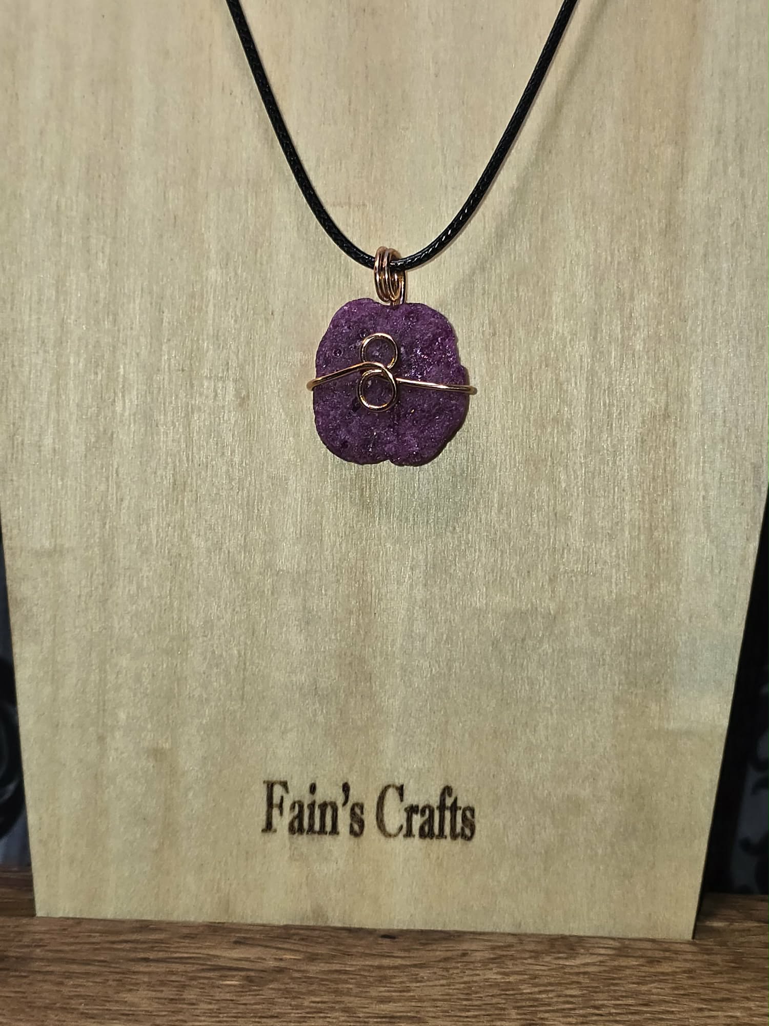 Raw Ruby Pendant