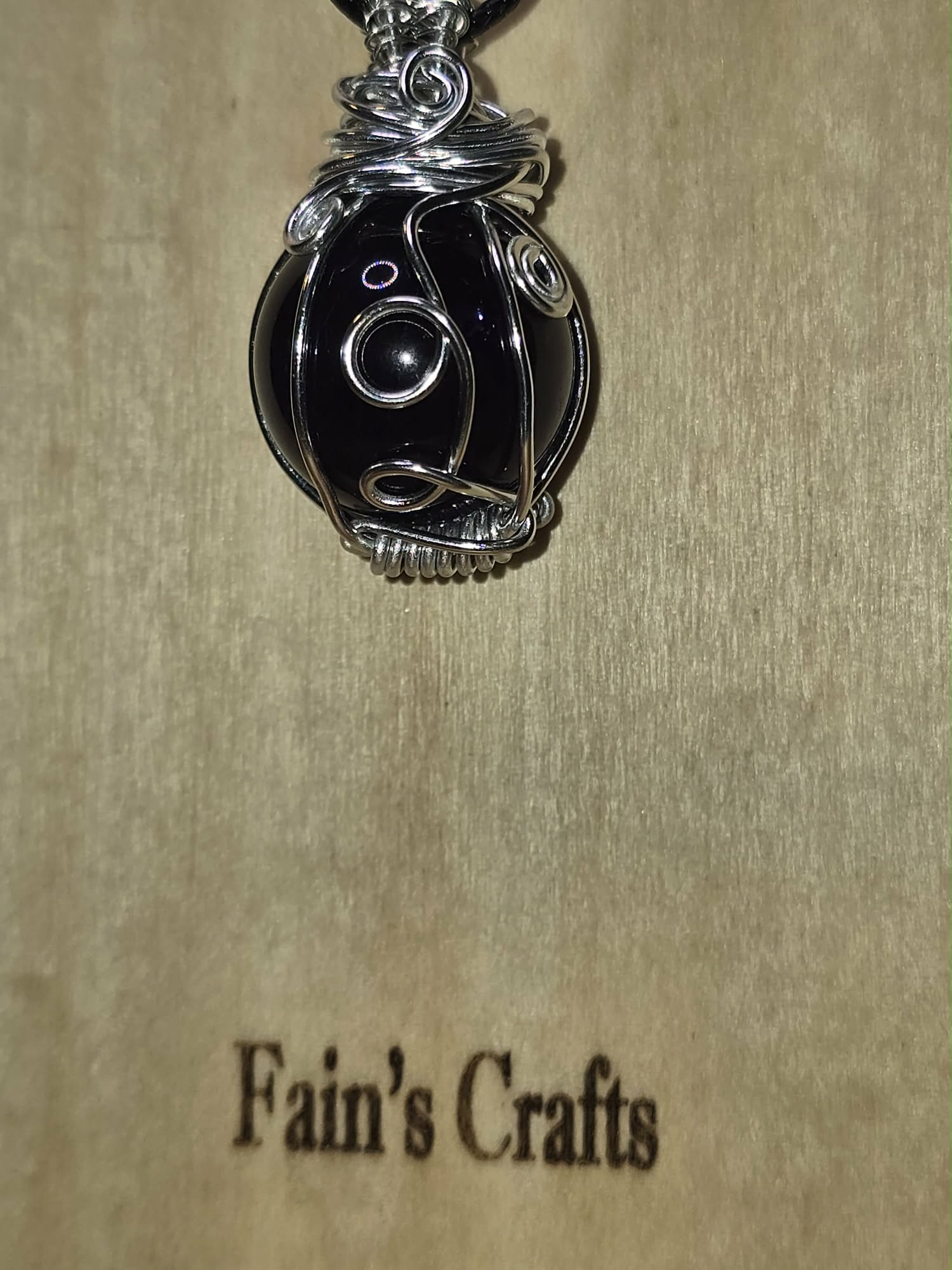 Purple Fluorite Sphere Pendant