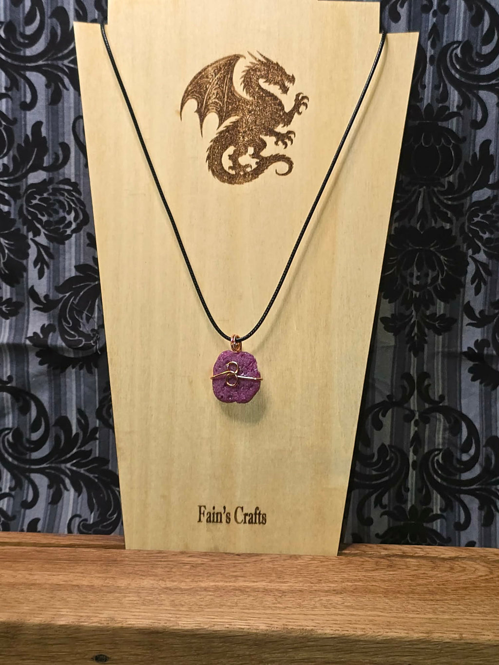 Raw Ruby Pendant