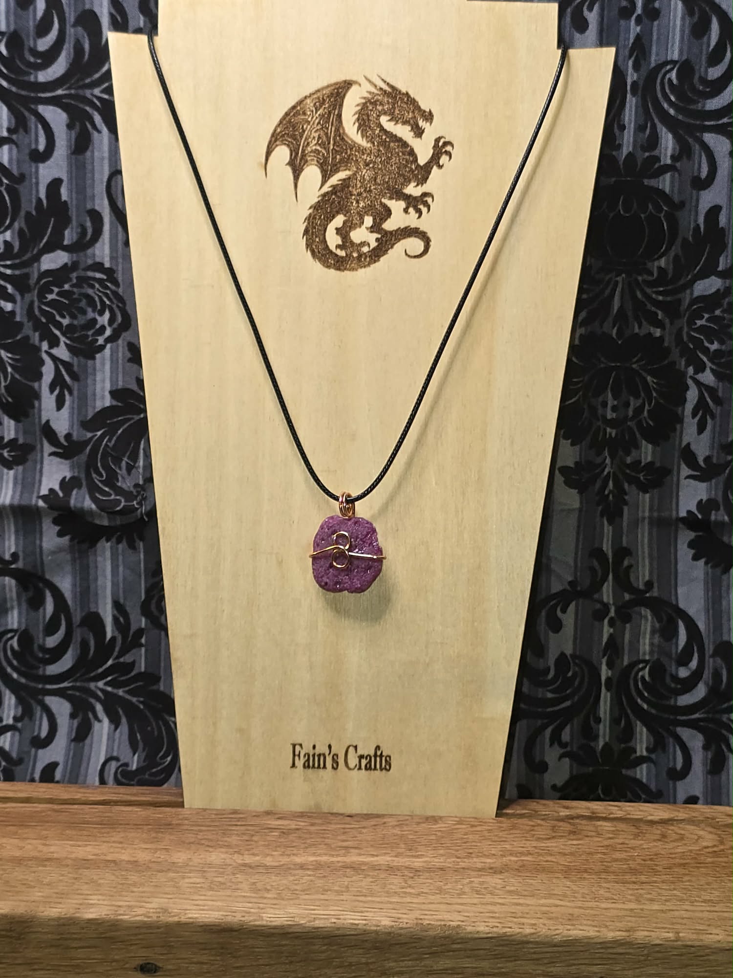 Raw Ruby Pendant