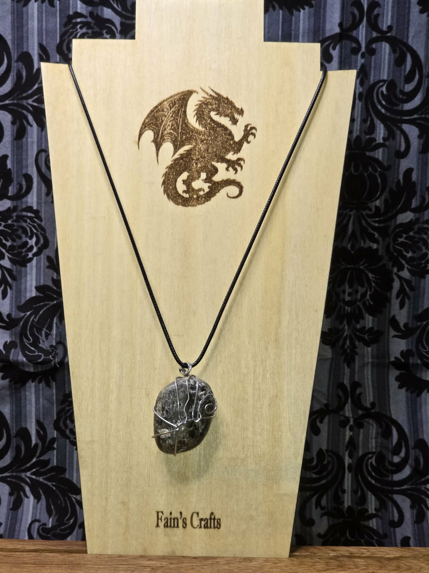 Rough Labradorite Pendant