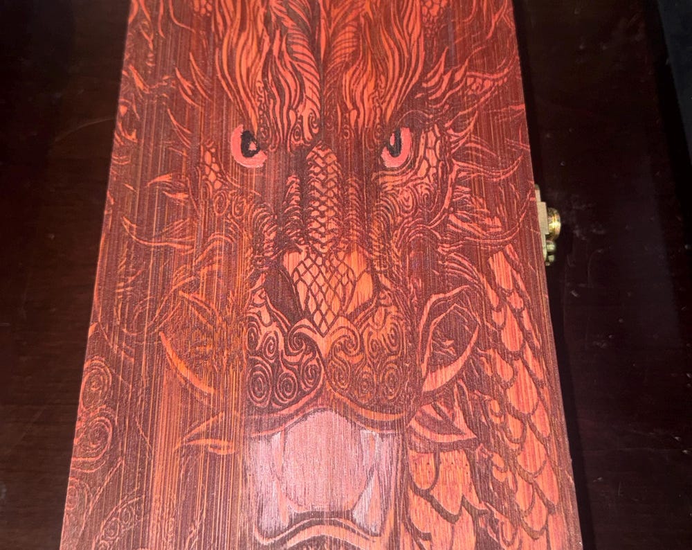 Ember- Dragon Guardian Shadow Work Box